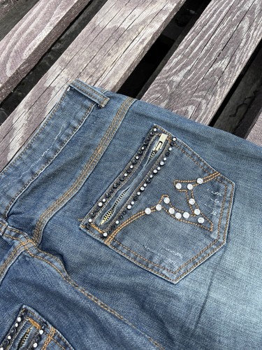 Jeans de mezclilla vintage Y2K de Von Dutch talla 30 - Imagen 7 de 20