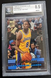 kobe bryant topps stadium club rookie card