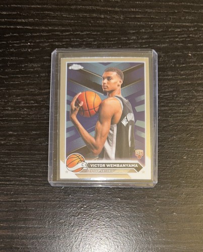Victor Wembanyama Rookie Card Topps Chrome 2023-24 TOPPS CHROME #1 VICTOR WEMBANYAMA ROOKIE!!! | eBay