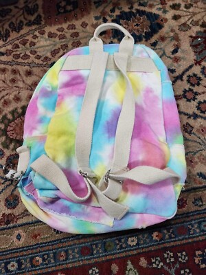 Urban Outfitters Tie Dye Distressed Canvas Backpack Large  display picture 1