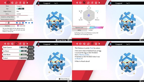 Ultra Brillante 6IV Elección de 250 Dex #001-808 Nivel 5 Pokemon Espada/Escudo Hogar - Imagen 186 de 250