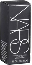 NARS ~ SHEER MATTE FOUNDATION  ~ 1 OZ BOXED