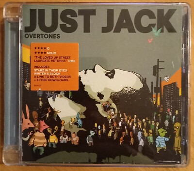 Just Jack - Overtones original 2007 CD album bonus content Ex.cond