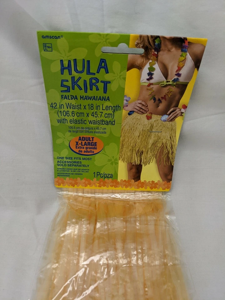 Falda Amscan Hula Disfraz Adulto XLarge Nueva Foto 3 de 4