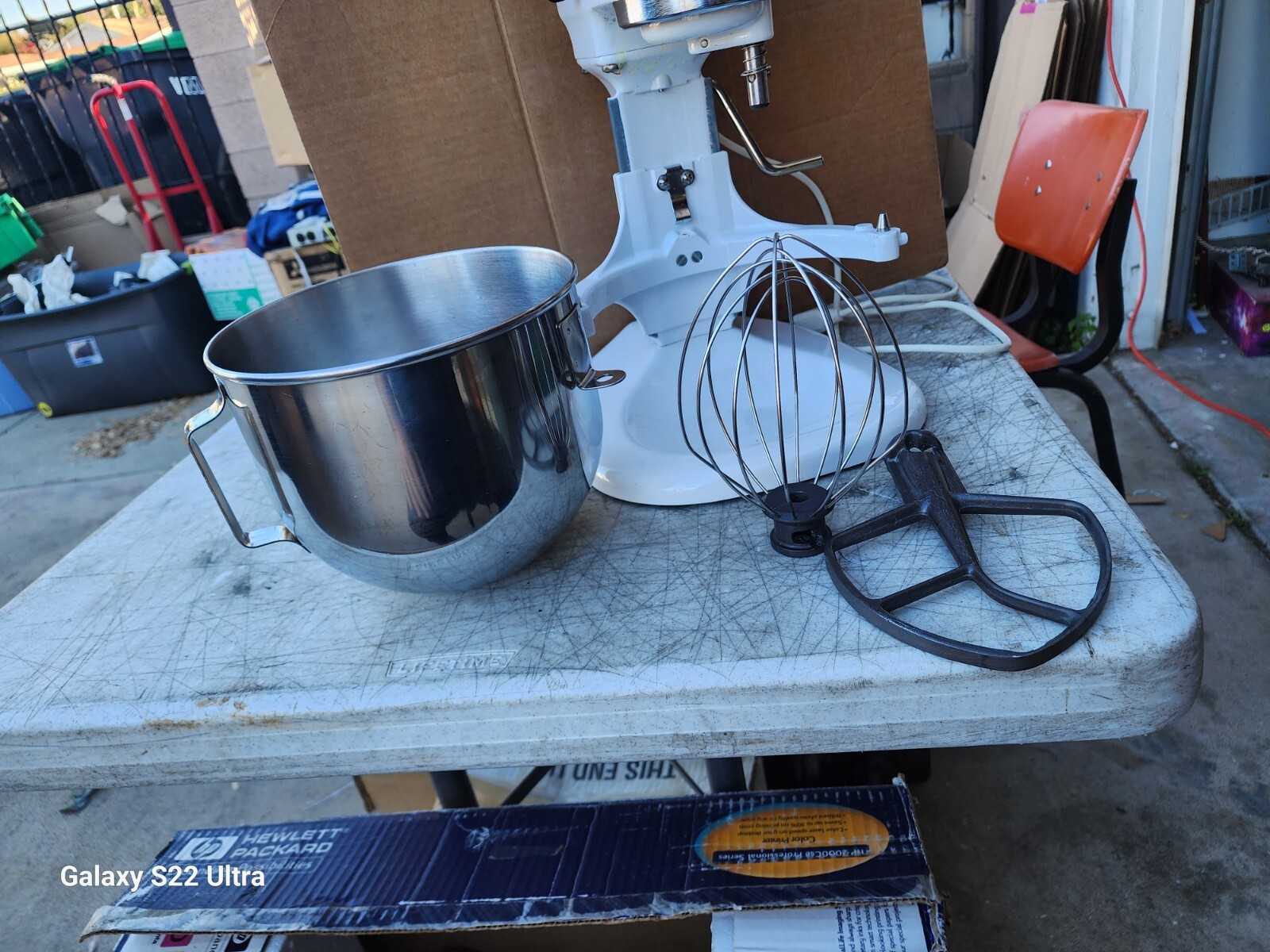 KitchenAid Professional Mixer KSM50PWH 5 qt Lift Stand Mixer 350 Watts