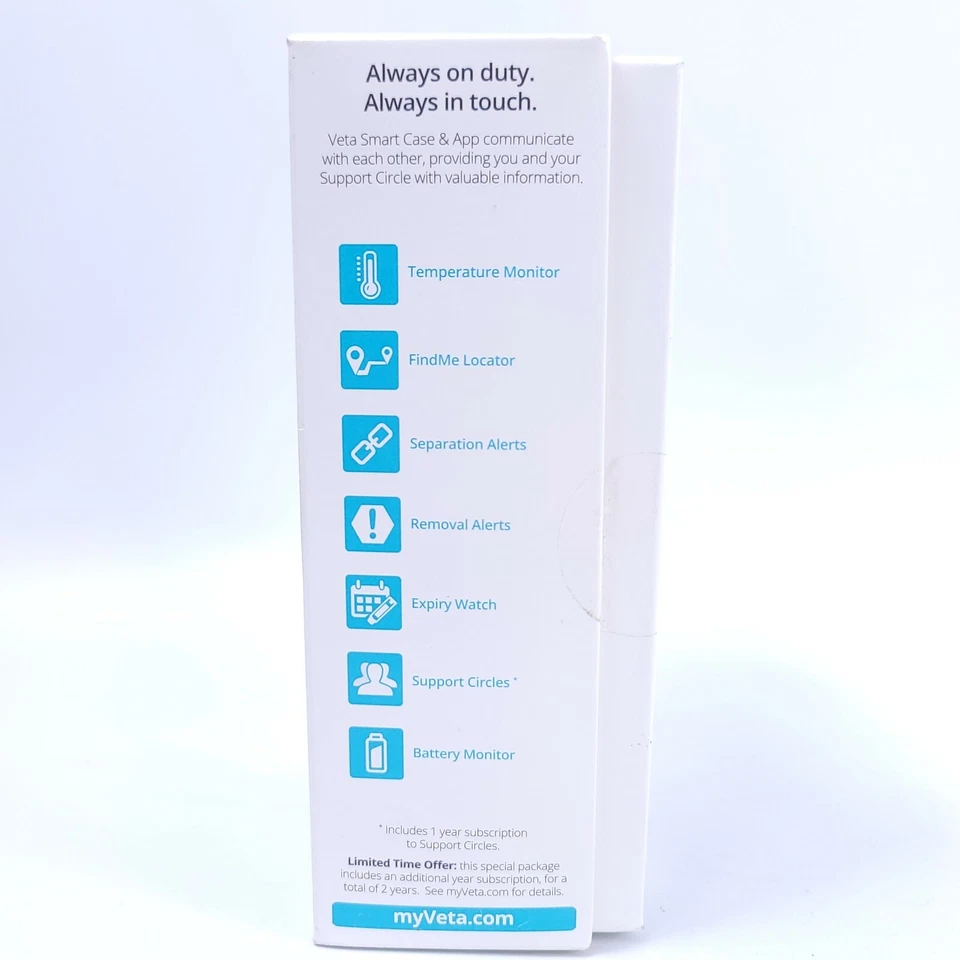 Veta Z1604 Smart Case & App Auto Inyectores Paquete Doble Smart Case Localizar Epipen Foto 2 de 4