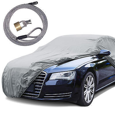 Rain Tech Car Cover Anti UV Rain Water Resistant (157") w/ Secure LOCK - Picture 1 of 8