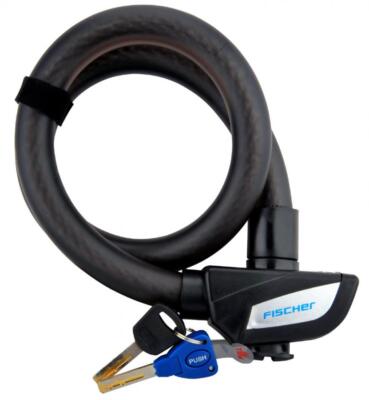 FISCHER Seil-Fahrradschloss, Lnge: 850 mm, schwarz | eBay