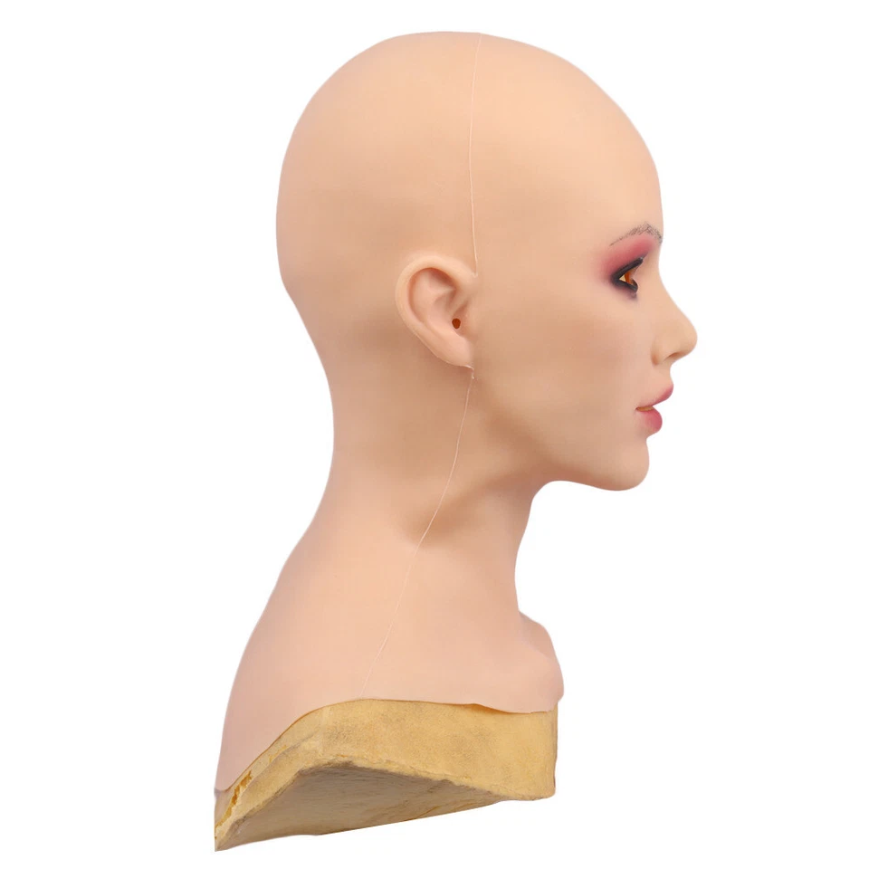 KnowU Weibliche Maske Silikon Realistische Haut Cosplay Für Männer Crossdresser - Bild 4 von 4