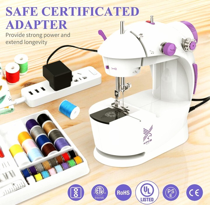Mini Sewing Machine For Beginners/ 42 Pieces Sewing Tools eBay