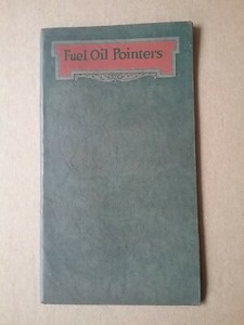 Vintage 1922 Fuel Oil Pointers by LM Morrison Paperback Book 