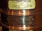 VINTAGE US STANDARD SIEVE SERIES - SET OF 10 w/LID AND BOTTOM PAN - NR — photo 5