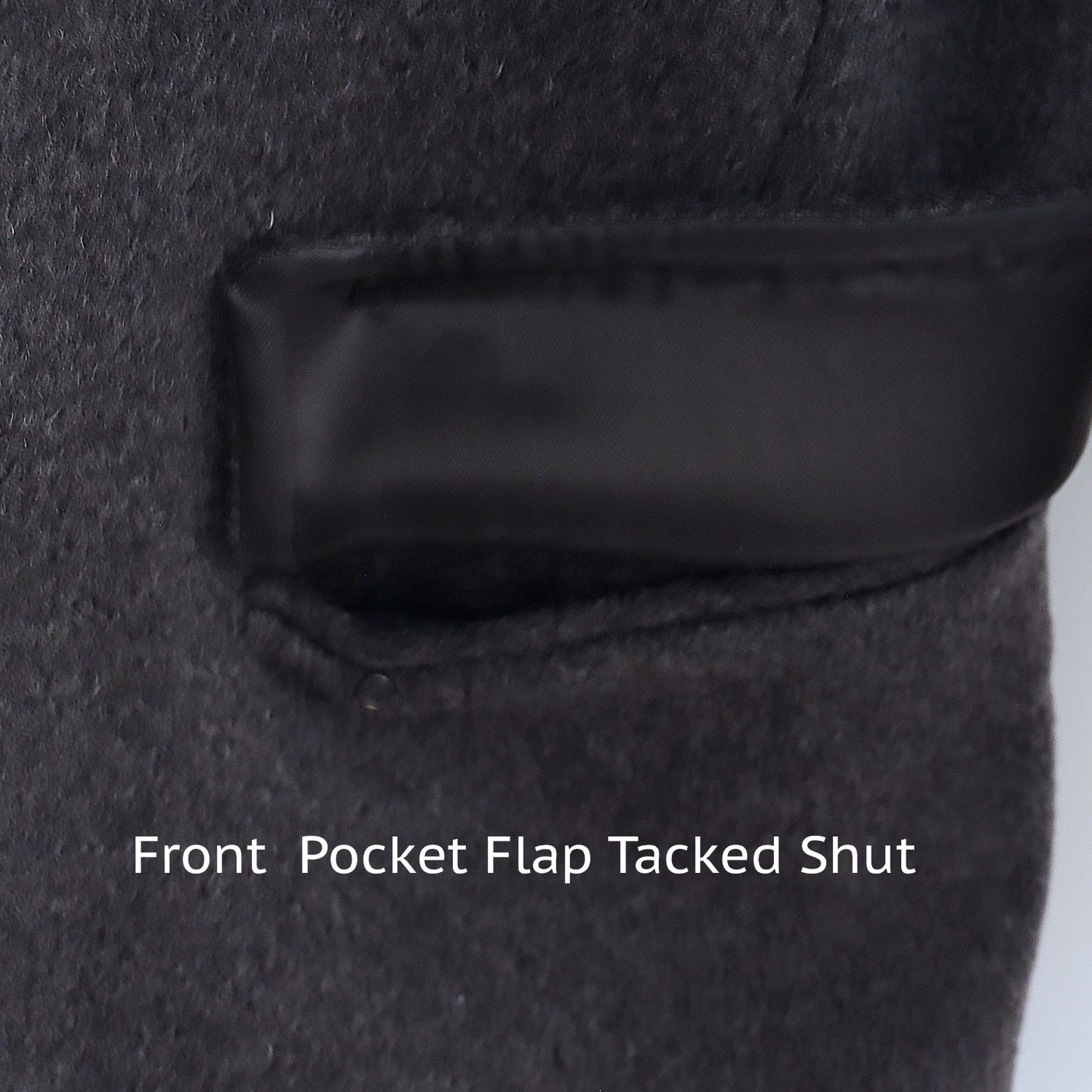 NWOT Mens Cashmere Blend Overcoat XS Dark Gray Coat Calvin Klein Studio Topcoat - product detail image 15