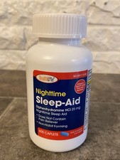 Maximum Strength Sleep-Aid Caplets, Diphenhydramine 25 mg, 600 Ct.