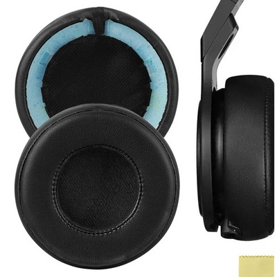 Geekria Protein Leather Ear Pads for Monster Pro Detox Headphones (Black)