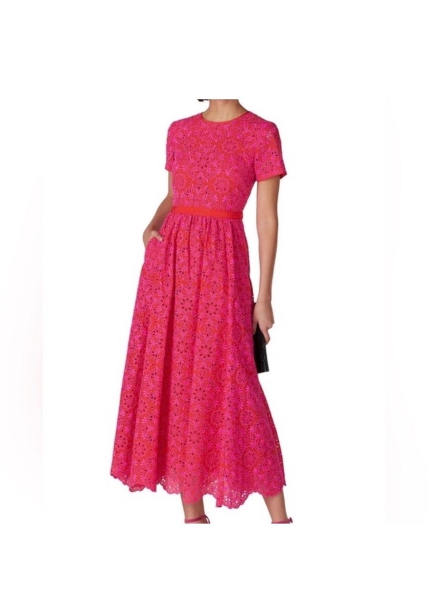 ivory lace wrap dress Ivory Cap Sleeve Lace Midi Dress main image 0