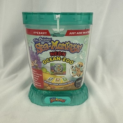 Amazing Live Sea Monkeys Ocean Zoo Marine Aquarium NEON Green 23232