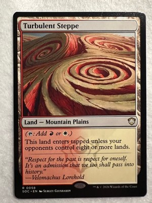 Secrets of Strixhaven Commander - Turbulent Steppe