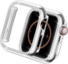 Bling Case for Apple Watch Series 9 8 7 41mm Crystal Diamonds Rhinestone Bumper