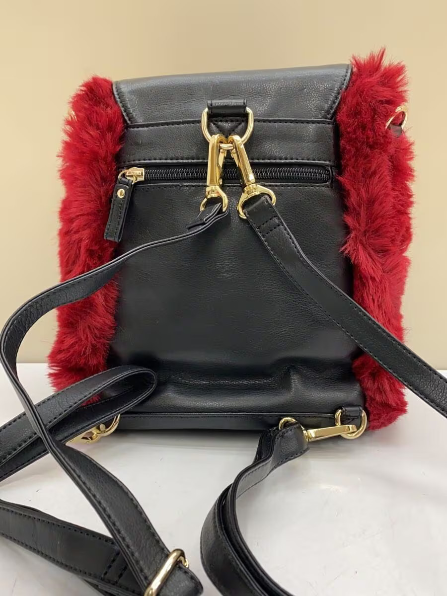 MARY QUANT Backpack RED Solid Color - image 3