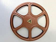 Vintage 7" Metal Movie Film Reel - Copper / Bronze Finish - 8mm / Super 8
