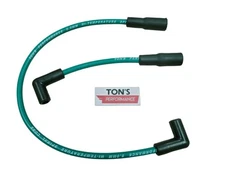 Ton's 99-17 8mm Teal SPARK PLUG WIRES HARLEY SOFTAIL DYNA FX FXD