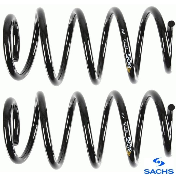 2X Fahrwerksfeder Sachs 993118 2 Federn Satz Federnsatz FüR VW-image