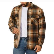 Grizzly Mountain Men's Flannel Shirt Jacket