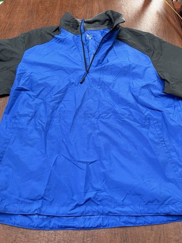 Duke Blue Devils Nike 1/4 Zip Windbreaker XL Short Sleeve Men - Picture 1 of 12