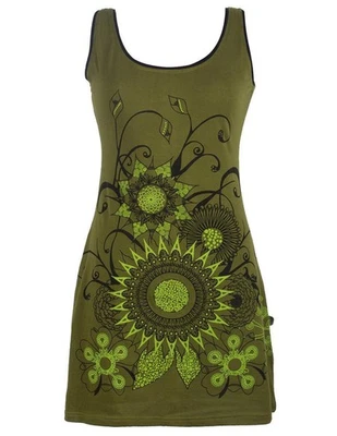 Vishes Goa Kleid Tunika Hippie Sommerkleid Minikleid Festival Shirt - Bild 1 von 2