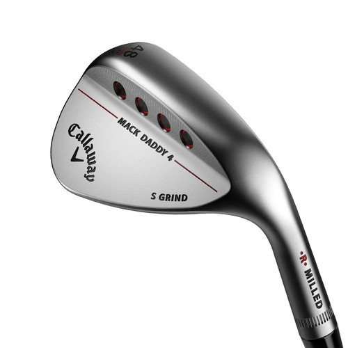 CALLAWAY MACK DADDY 4 CHROME LOB WEDGE 60°-10° (BOUNCE) S GRIND STEEL S200 (STIF