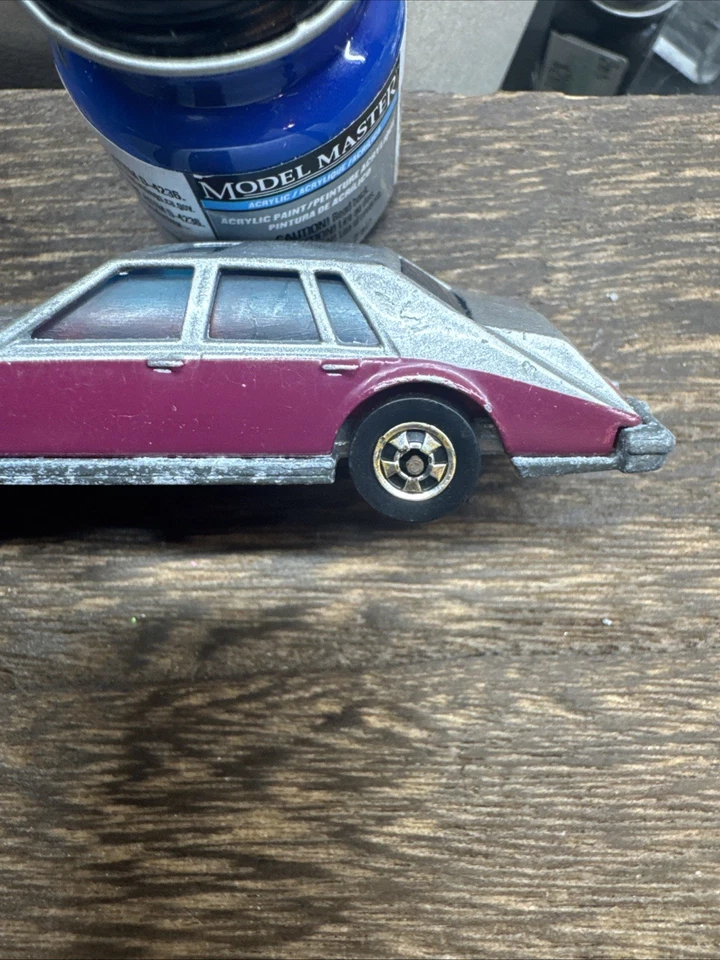 Coche de juguete fundido a presión Hot Wheels Cadillac Seville 1980 Mattel Hong Kong Foto 3 de 4