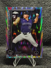 Ryan Rolison 2025 Topps Chrome Update RayWave Rookie Card - Rockies