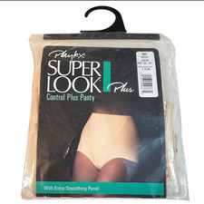 Vintage Playtex Super Look Control Plus Panty Beige Womens Large 986 New