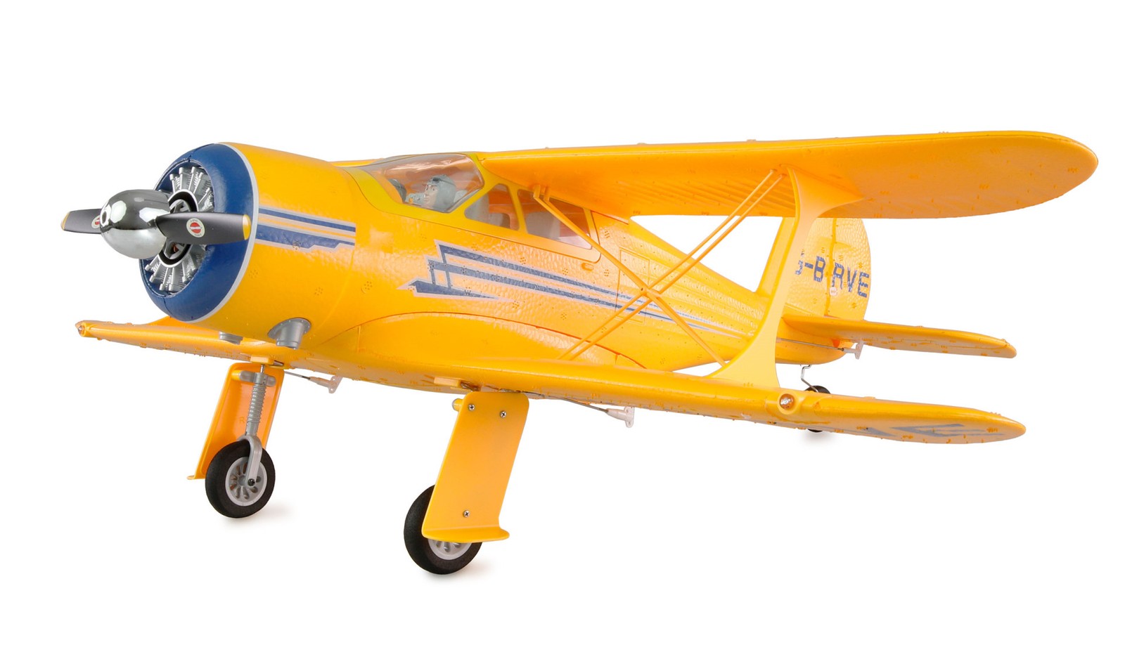 Amewi AMXFlight Beech D17s Doppeldecker 3D/6G RTF gelb 24144 RC Flugzeug - Bild 2