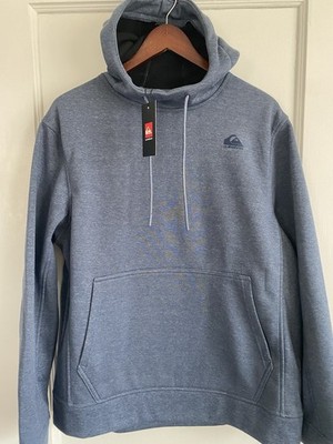 QUIKSILVER DRYFLIGHT Mens Hoodie Pullover ~ INDIGO ~ Size L ~ NWT