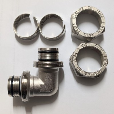MaxLine M8068 1-Inch (32mm) Compression Elbow Fitting Compressed Air Piping
