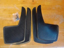 RUBBER 4pc Universal Thicker Mud Flaps Car Pickup Van Truck ATV UTV Splash Guard