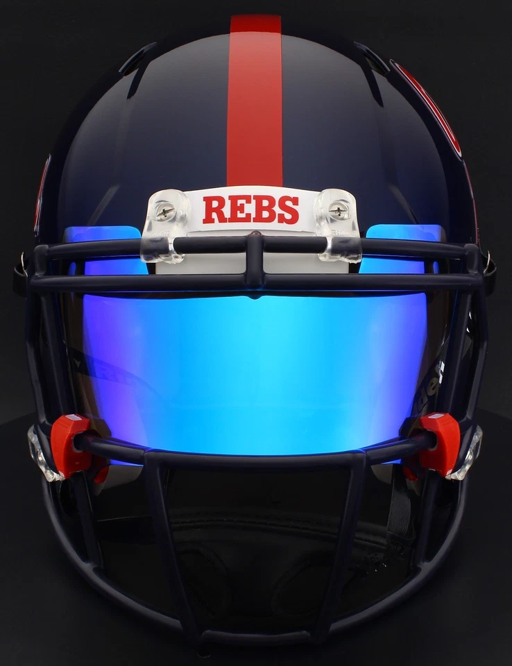MISSISSIPPI OLE MISS REBELS NCAA Riddell Speed Full Size REPLICA Football Helmet - Image 4 of 4