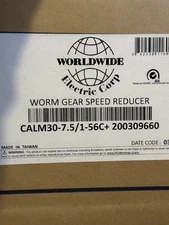 WORLDWIDE ELECTRIC CALM30-7.5/1-56C WORM GEAR REDUCER NEW IN BOX