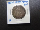 1877 S  Seated Liberty Half Dollar "Stars & Motto"  50C