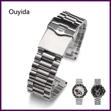 20mm 22mm Stainless Steel Watchband for TAG Heuer F1 with Deployment Buckle