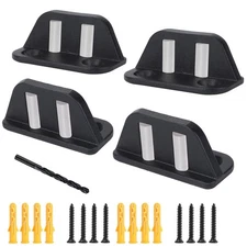 4 Pack Barn Door Floor Guide Bearing Design, Sliding Barn Door Floor Guide Ad...