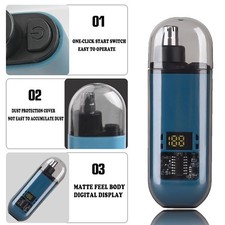USB Rechargeable Nose Ear Hair Trimmer Men Mini Electric Clipper Washable