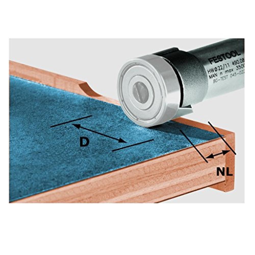 Fresa di Ricambio Festool HW D22/8-OFK per Rifilatrice OFK 500