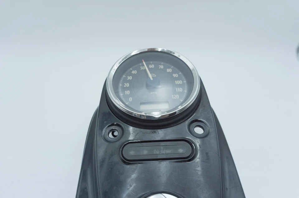 12 Harley Dyna FXDWG Wide Glide OEM tanque de combustible tablero consola velocímetro NOKey 15K Foto 3 de 4