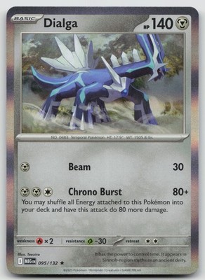Dialga Rare ME01: Mega Evolution 095/132 Holo NM
