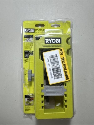 Ryobi A99HT3 Door Hinge Installation Kit Mortiser Template Missing  Phillips Bit