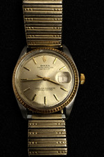 Vintage Rolex Datejust 36mm Two-Tone Champagne Dial Fluted Running