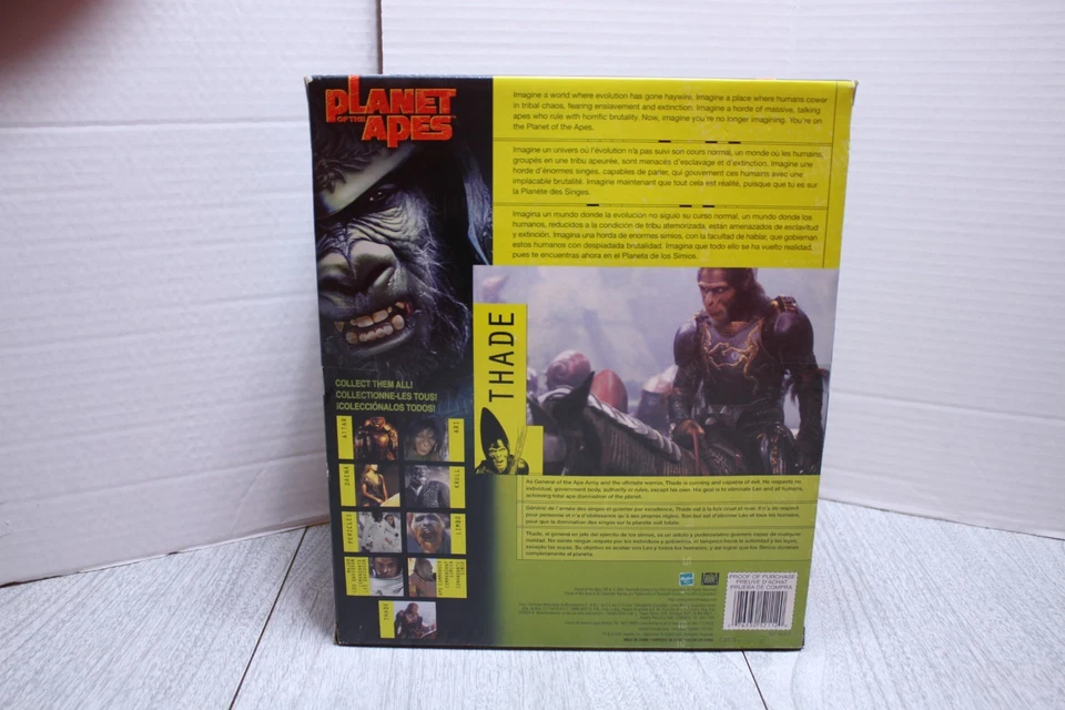 Figura de acción Hasbro El planeta de los simios Thade con corcel de batalla 2001 Foto 3 de 4
